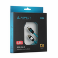 Межблочные кабели ASPECT RCA-CL2.18, Cyan Line, витая пара, бескислородная медь (OFC), 1 экран, 2RCA-2RCA, 1.8м