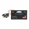 Y-разветвители ASPECT RCA-WL2F, White Line, коаксиал, бескислородная медь (OFC), 1M-2F (1папа-2мамы)