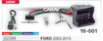 Комплект проводов для Android CARAV 16-001 для FORD 2003-2015