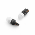 Светодиодная лампа MTF LIGHT габаритные W5W(T10), 12В, 1Вт, 110lm, 6000К бел. свет, матовые, 2шт.