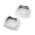 Маска для би-линз MTF Маски MTF Light №01S для Bi-LED линз 3" под прямоугольные линзы,  хром. 2шт. (MK01SC)