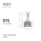 Светодиодная лампа головного света MTF CYBER LIGHT Pro D1/D3/D8S 6000К (CPD1D3)
