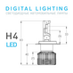 Светодиодная лампа головного света MTF DIGITAL LIGHTING Н4/Н19 3000-7000K (SM04K5)
