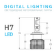 Светодиодная лампа головного света MTF DIGITAL LIGHTING Н7/Н18, 12V, 55W, 4500lm, 3000-7000K (SM07K5)