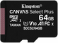 Карта памяти Kingston MicroSDXC 64Gb class 10