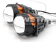 Светодиодная BI-LED линза AOZOOM K9 2025 3.0 дюйма, 2 чипа, 5500K, 12V, 65W/73W, крепление 3R и съемное гаечное (K9)